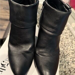 East 5th Sleek Black Ankle Booties